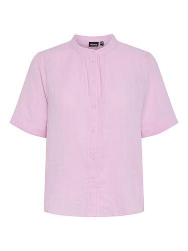 Pcmastina Cotton Short Sleeved Shirt - Pieces - Modalova