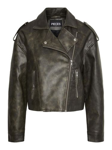Pcamina Faux Leather Jacket - Pieces - Modalova