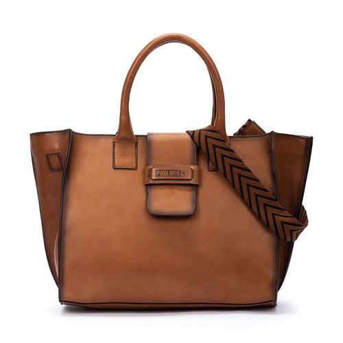 Canvas tote bags leather SOLLER WHA - Pikolinos - Modalova