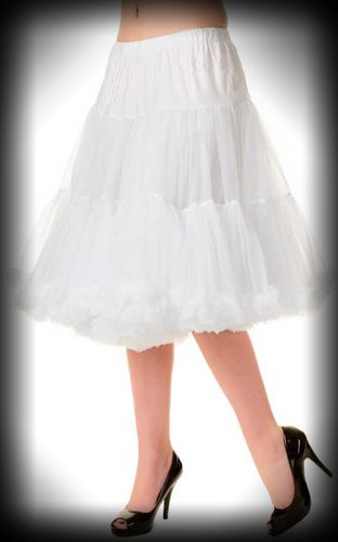 Petticoat lang Rockabella - weiß #XL/2XL - Banned - Modalova