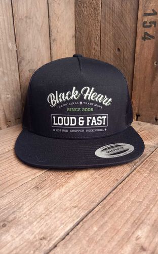 Black Heart Trucker Mütze | Cap - Loud and Fast - Rockabilly Rules (DACH) - Modalova