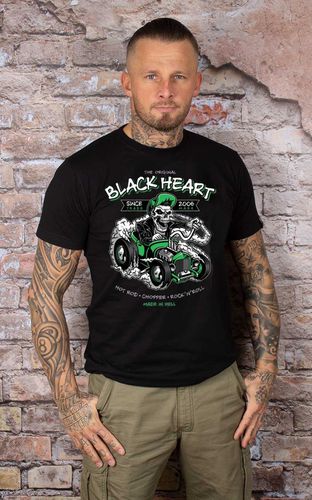 Black Heart T-Shirt - Harper #2XL - Rockabilly Rules (DACH) - Modalova