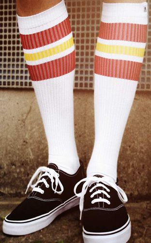 Hi Skatersocken Cherry Sunnys on white #M - Spirit of 76 - Modalova