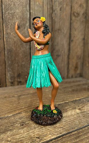 Armaturenbrettfigur | Dashboard Leilani Dancing - Green Skirt - Rockabilly Rules (DACH) - Modalova