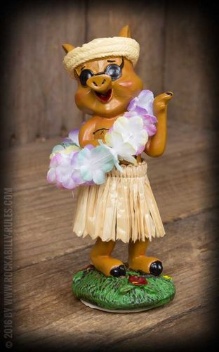 Armaturenbrettfigur | Dashboard Hula Schwein | Hawaii Schweinchen - Rockabilly Rules (DACH) - Modalova