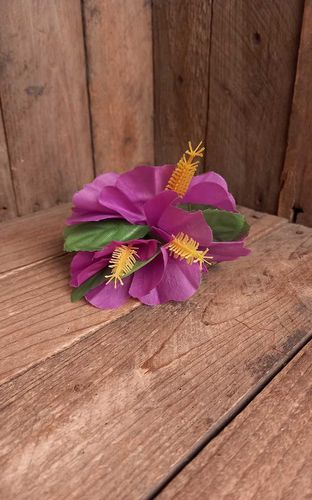 Haarclip Orchidee Hawaii Blüte, lila - Rockabilly Rules (DACH) - Modalova