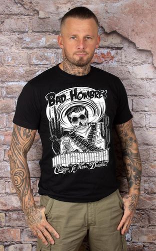 T-Shirt Bad Hombres #S - Mexican Mob - Modalova