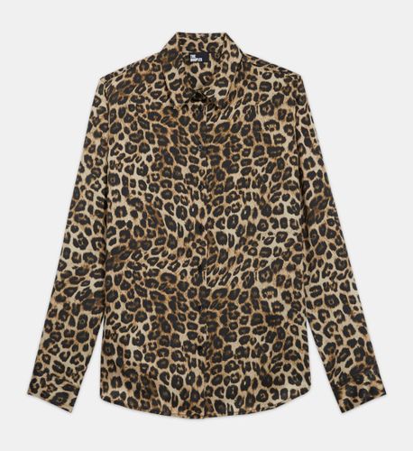 Camisa De Seda Leopardo - The Kooples - Modalova