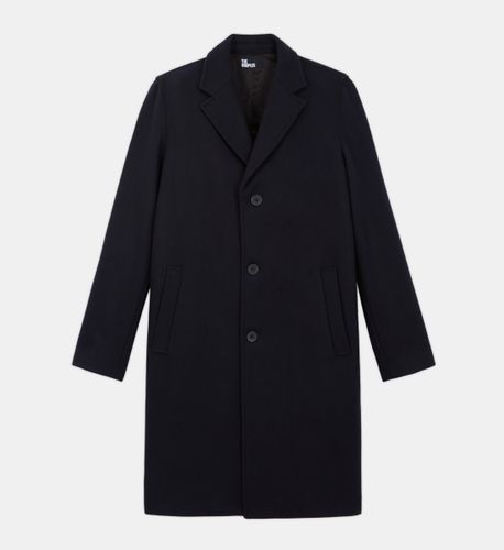 Long Black Wool Coat - The Kooples - Modalova