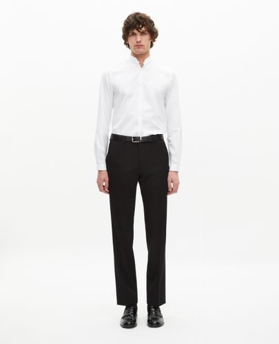 White Shirt With Officer Collar - The Kooples - Modalova