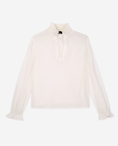 Ecru Silk Blouse - The Kooples - Modalova