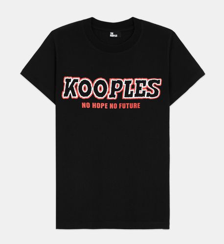 Camiseta Serigrafía Negra - The Kooples - Modalova