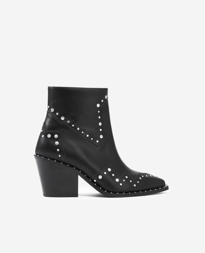 Botines Tacón Piel - The Kooples - Modalova