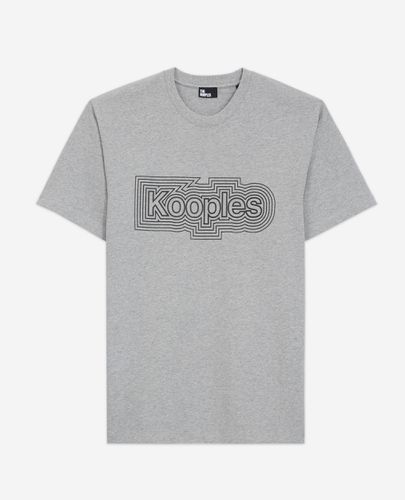 Camiseta Serigrafía Gris - The Kooples - Modalova