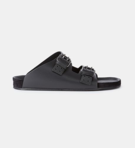 Black Leather Sandals - The Kooples - Modalova