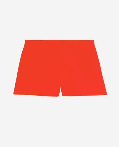 Pantalones Cortos Traje Naranja Crepé - The Kooples - Modalova