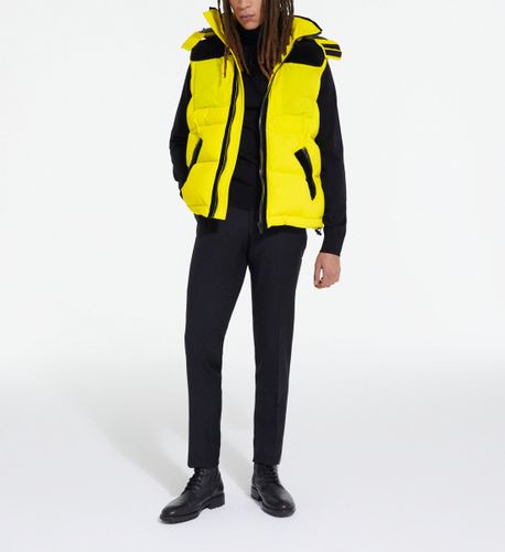 Yellow Sleeveless Down Jacket - The Kooples - Modalova