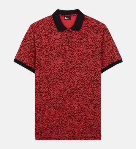 Camisa Polo Leopardo Roja - The Kooples - Modalova