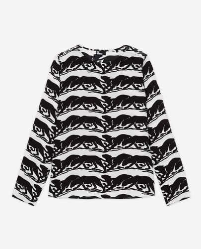 Panther Printed Blouse - The Kooples - Modalova
