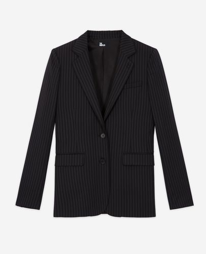 Striped Wool Suit Jacket - The Kooples - Modalova