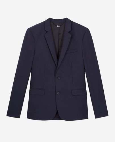 Navy Blue Wool Suit Jacket - The Kooples - Modalova
