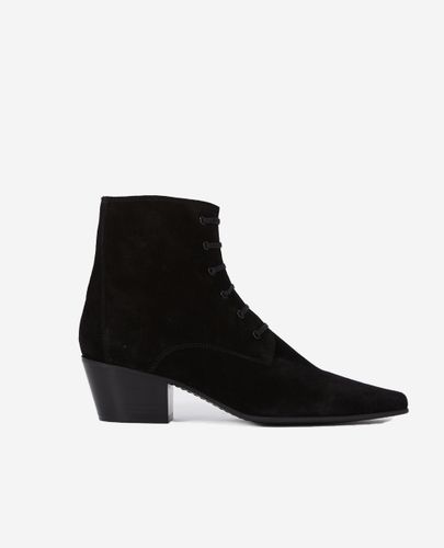 Botas Piel Cordones Negras - The Kooples - Modalova