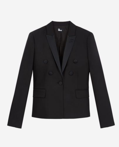Chaqueta Traje Lana Negra - The Kooples - Modalova