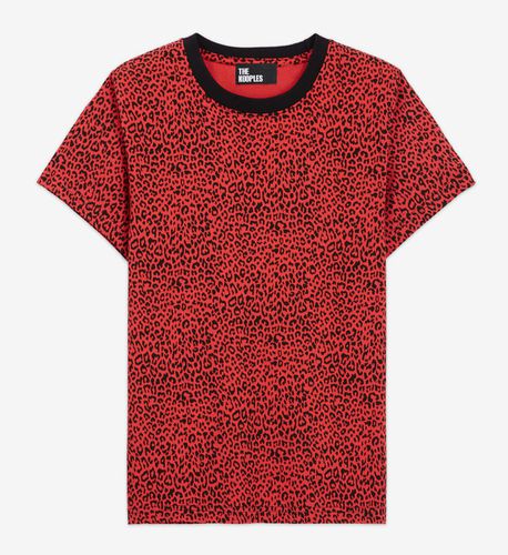 Camiseta Leopardo Roja - The Kooples - Modalova