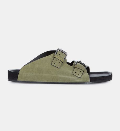 Khaki Leather Sandals - The Kooples - Modalova