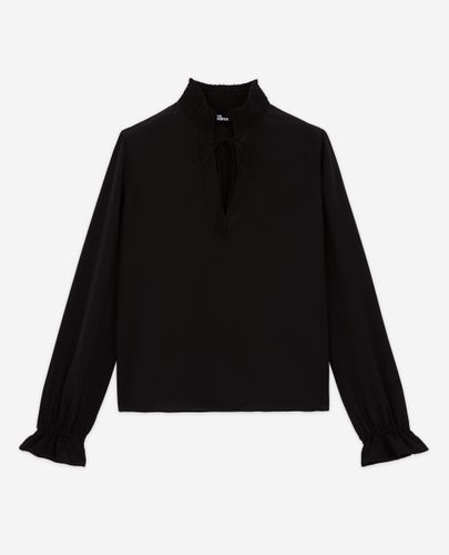 Black Silk Blouse - The Kooples - Modalova