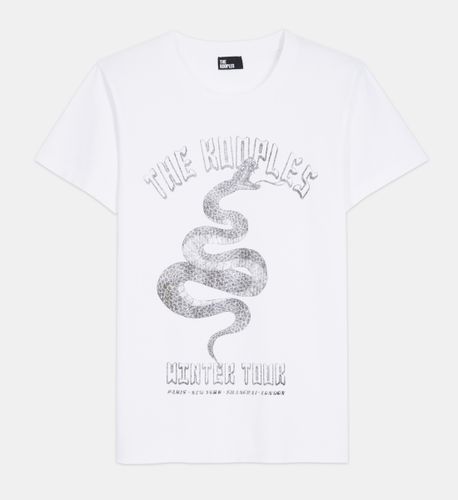 Camiseta Serigrafiada Blanca - The Kooples - Modalova