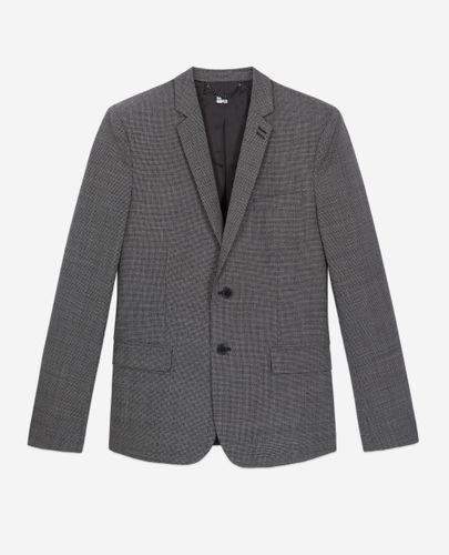 Micro-pattern Wool Suit Jacket - The Kooples - Modalova