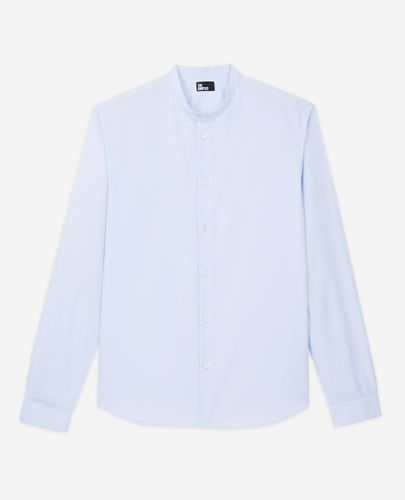 Blue Officer Collar Shirt - The Kooples - Modalova