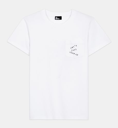 Camiseta Serigrafiada Blanca - The Kooples - Modalova