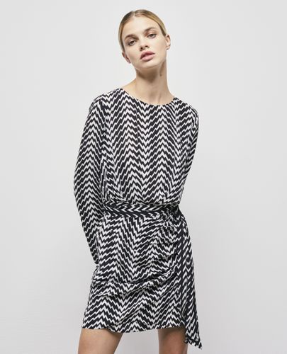 Fular Estampado Blanco Y Negro - The Kooples - Modalova