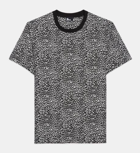 Camiseta Leopardo Negra - The Kooples - Modalova