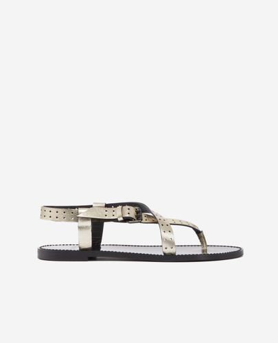 Sandalias Planas Doradas - The Kooples - Modalova