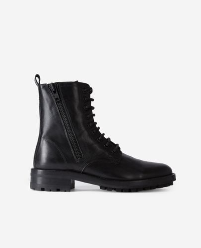 Botas De Piel Negras - The Kooples - Modalova