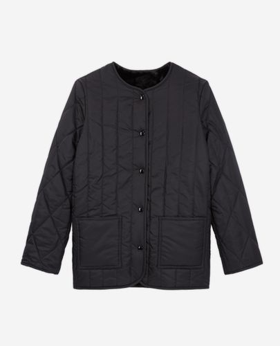 Chaqueta Reversible Pelo Sintético Negra - The Kooples - Modalova