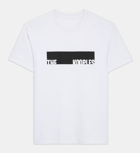 Camiseta Serigrafiada Blanca - The Kooples - Modalova