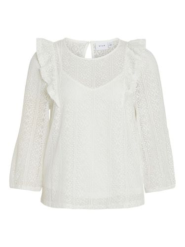 Ruffle 3/4 Sleeved Blouse - Vila - Modalova