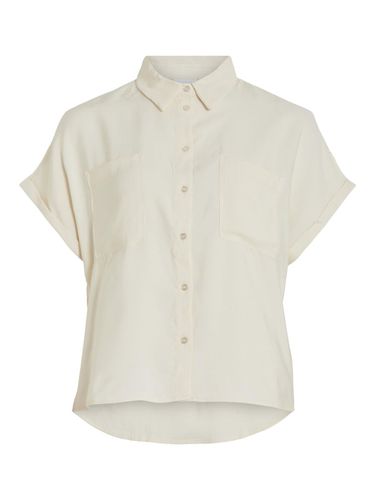 Buttoned Short Sleeved Shirt - Vila - Modalova