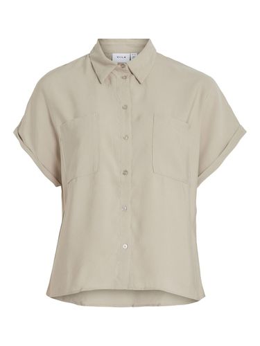 Buttoned Short Sleeved Shirt - Vila - Modalova