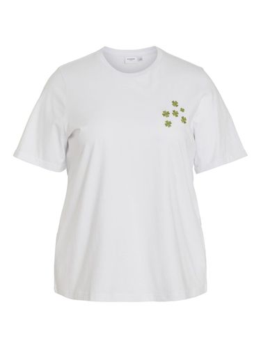 Talla Grande - Algodón Camiseta - Vila - Modalova