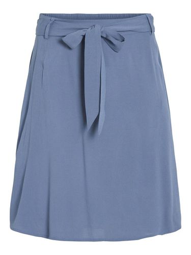 High Waist Belted Mini Skirt - Vila - Modalova