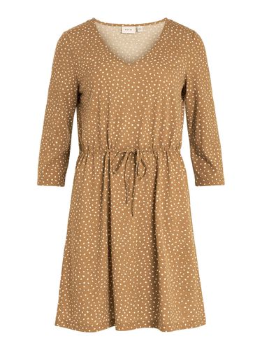 Petterned 3/4-sleeved Dress - Vila - Modalova