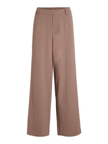 High Waist Wide-leg Trousers - Vila - Modalova