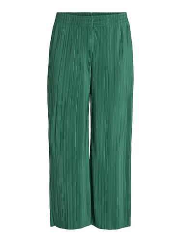 Curve - Pleated High Waisted Trousers - Vila - Modalova