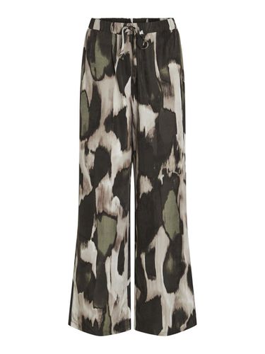 Leo-print High Waisted Trousers - Vila - Modalova