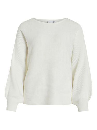 Boatneck Knitted Pullover - Vila - Modalova